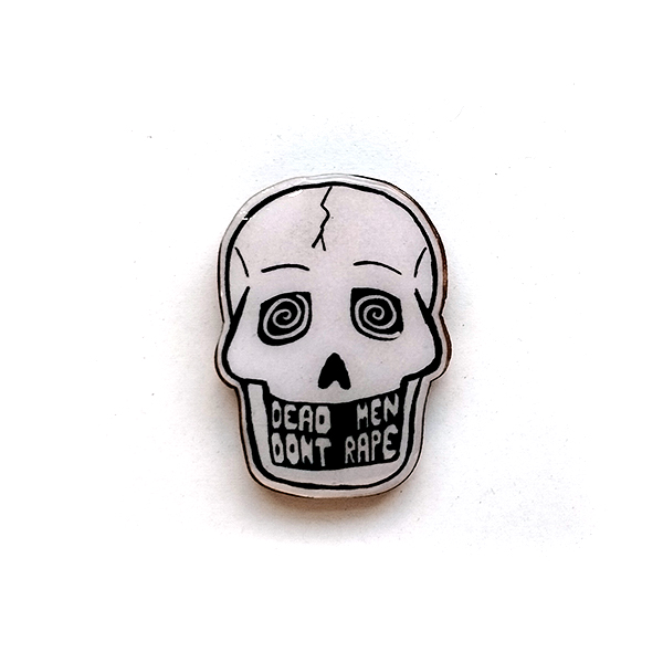 Pins Crâne - Dead men don't rape