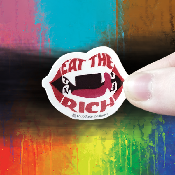 Sticker Canines - EAT THE RICH !