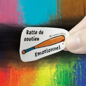 Sticker Batte - Meilleur soutiens.